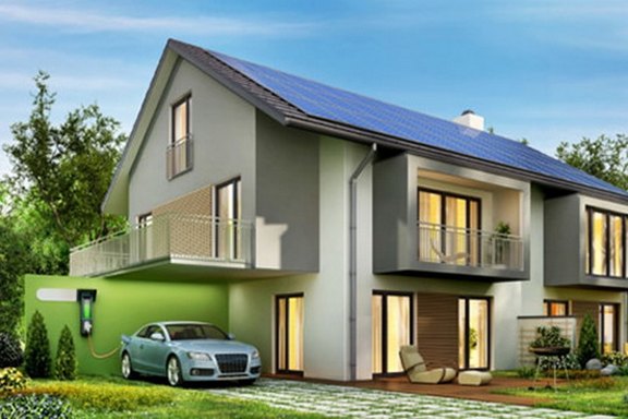 Ladestation für Elektrofahrzeug zu Hause